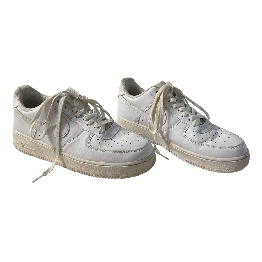 Nike Air Force 1 '07 Low White White Triple White Men's Size 10
